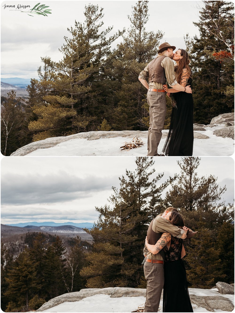 Adventure Wedding Mountains Of Vermont