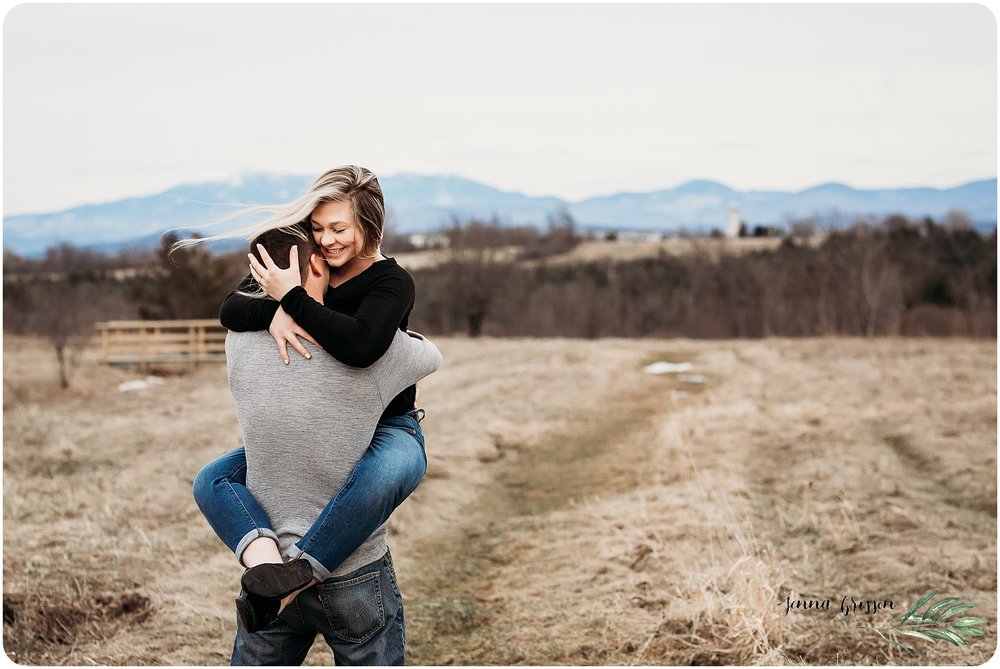 In Home Engagement Session - Burlington, Vermont - Jenna Brisson Photography