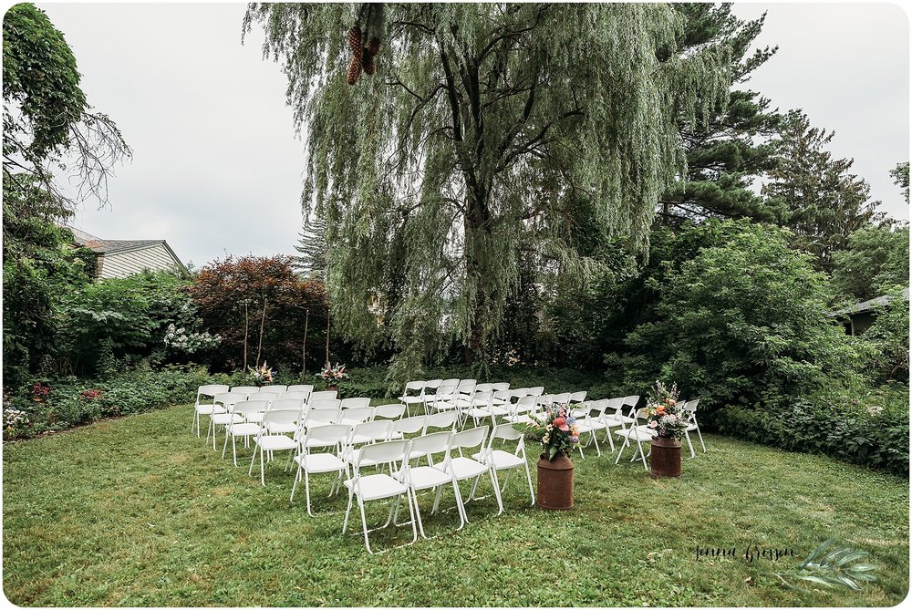Burlington Vermont Backyard Wedding