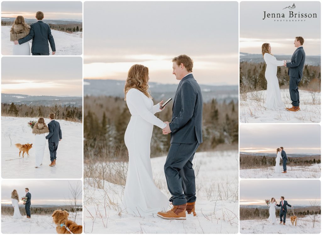 Kristen And Dave Elope In Vermont With An Outdoor Ceremony