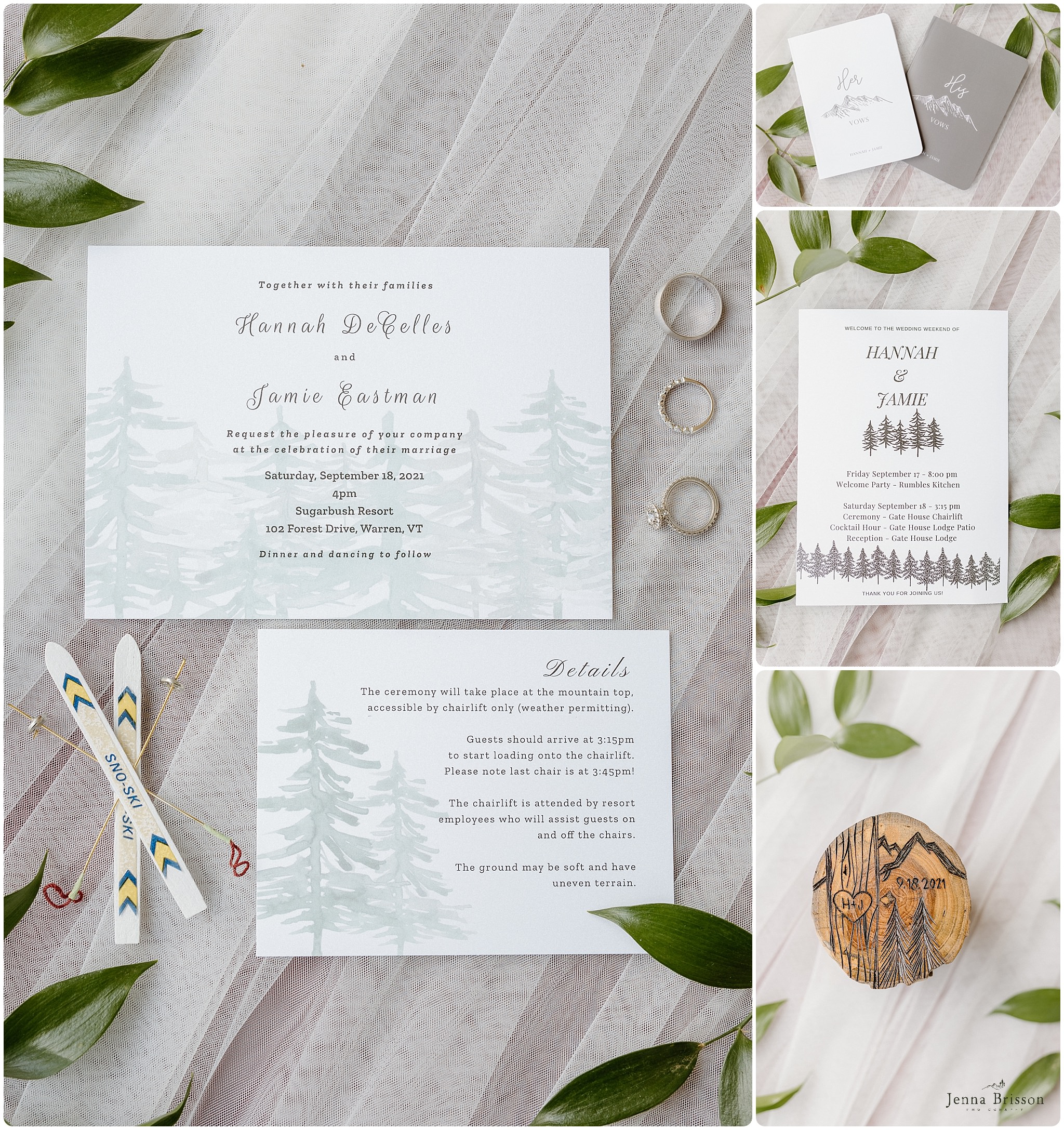 A Sweet September Sugarbush Wedding // H+J » Jenna Brisson Photography