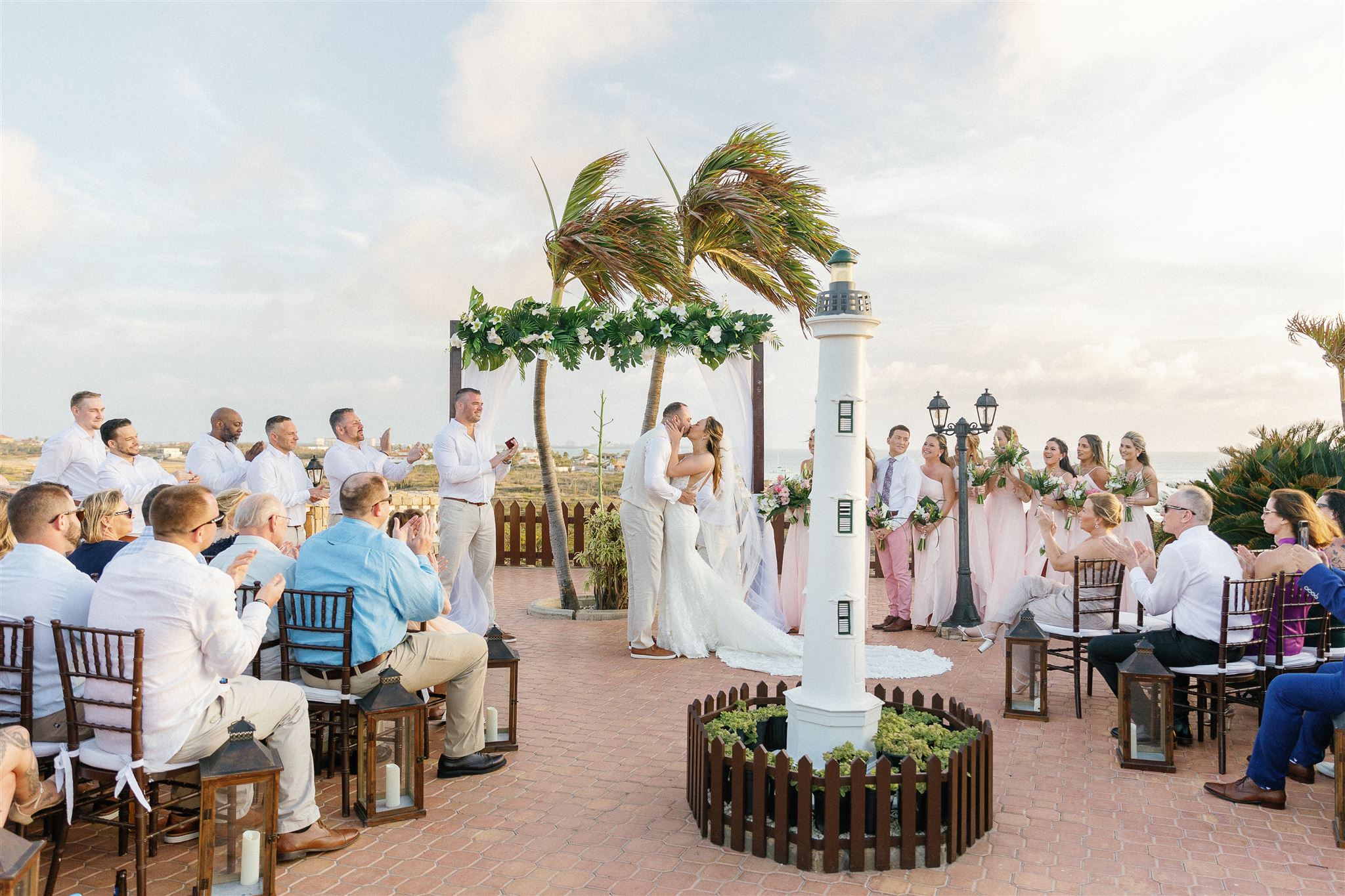 Sam And Tim Hosted A Springtime Aruba Wedding.