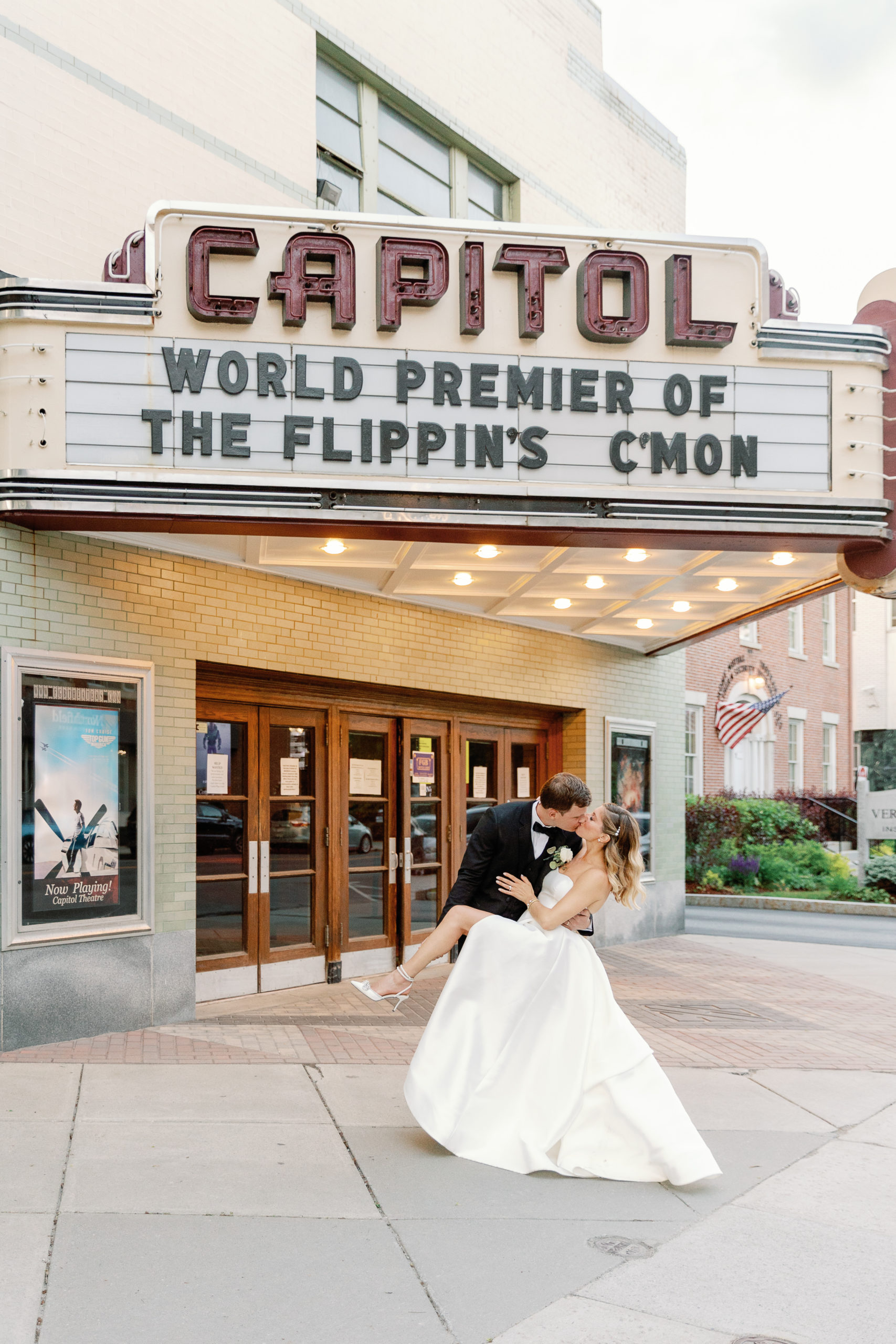 Mary And Mike At Their Capitol Plaza Wedding.