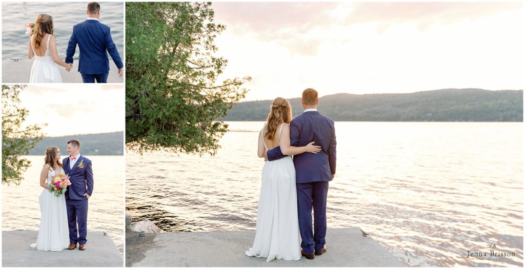 Lake Champlain Wedding Sunset Portraits 4
