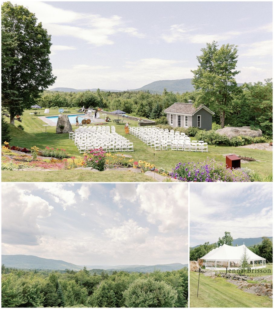 H And B Vermont Summer Wedding Private Venue 1